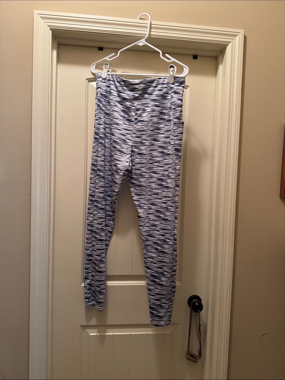 Zone Pro Blue Space-Dye Women's Leggings